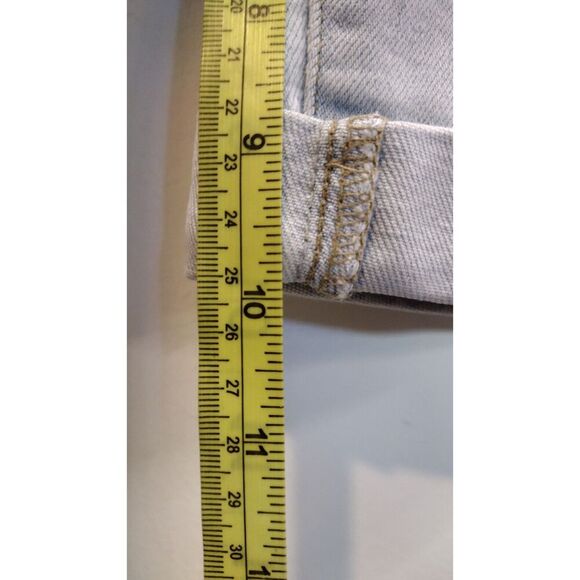 Blue Savy Light wash Knee length jean shorts - Picture 4 of 6